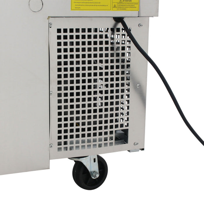 Turbo Air JBT-48-N 40 1/8" J Series Cold Food Bar - (9) Pan Capacity, Floor Model, Stainless Steel