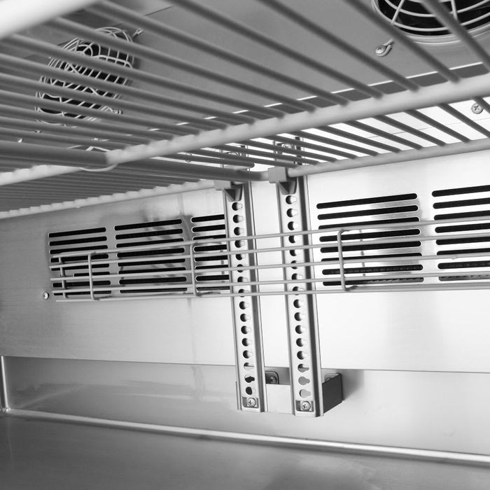 Turbo Air JBT-48-N 40 1/8" J Series Cold Food Bar - (9) Pan Capacity, Floor Model, Stainless Steel