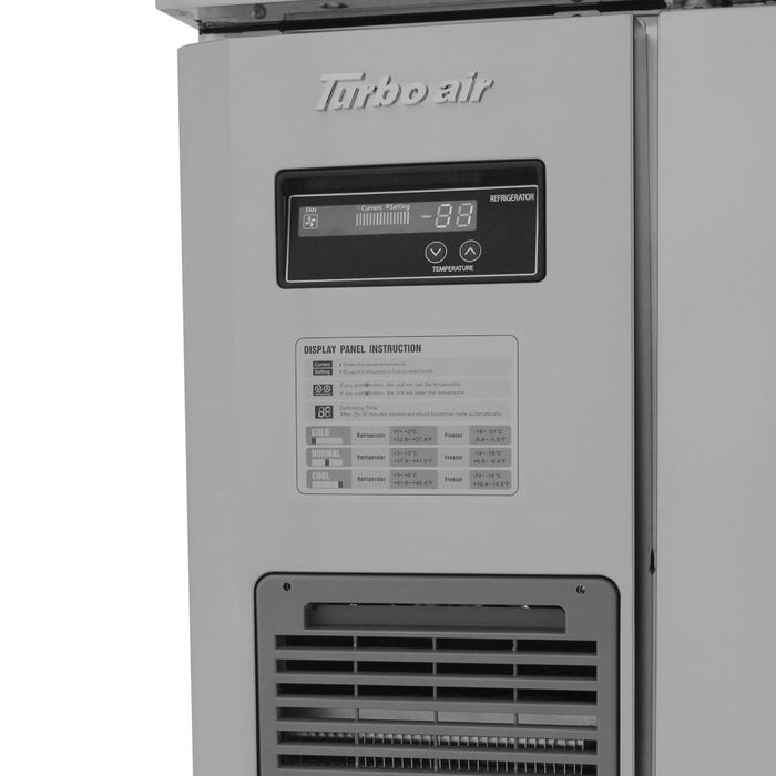 Turbo Air JBT-60-N 53 1/8" J Series Cold Food Bar - (12) Pan Capacity, Floor Model, Stainless Steel