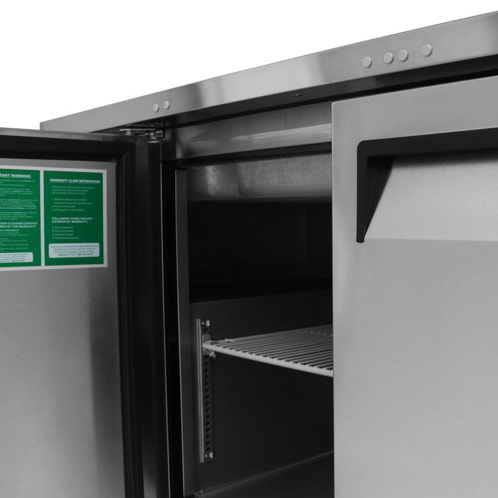 Turbo Air JBT-60-N 53 1/8" J Series Cold Food Bar - (12) Pan Capacity, Floor Model, Stainless Steel