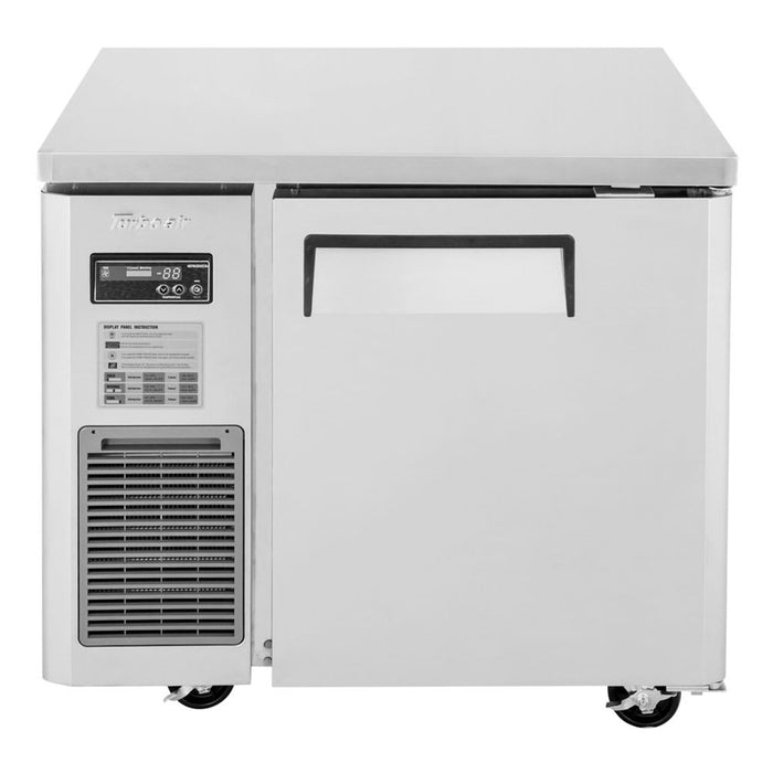 Turbo Air JUF-36S-N 35 3/8" W Undercounter Freezer w/ (1) Section & (1) Door, 115v