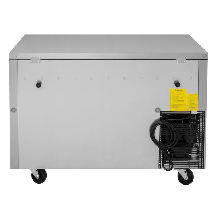 Turbo Air JUF-48S-N 47 1/4" W Undercounter Freezer w/ (2) Section & (2) Door, 115v