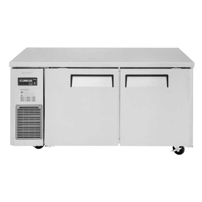 Turbo Air JUF-60S-N 59" W Undercounter Freezer w/ (2) Section & (2) Door, 115v