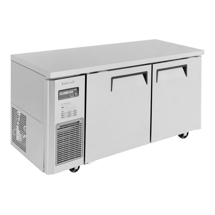 Turbo Air JUR-60S-N6 59" W Undercounter Refrigerator w/ (2) Section & (2) Door, 115v