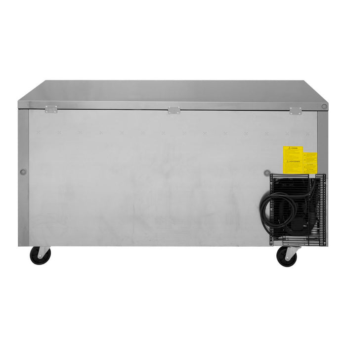Turbo Air JUR-60S-N6 59" W Undercounter Refrigerator w/ (2) Section & (2) Door, 115v