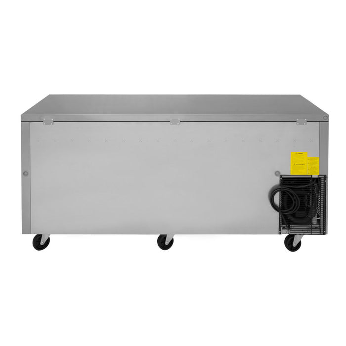 Turbo Air JUR-72S-N6 70 7/8" W Undercounter Refrigerator w/ (3) Section & (3) Door, 115v