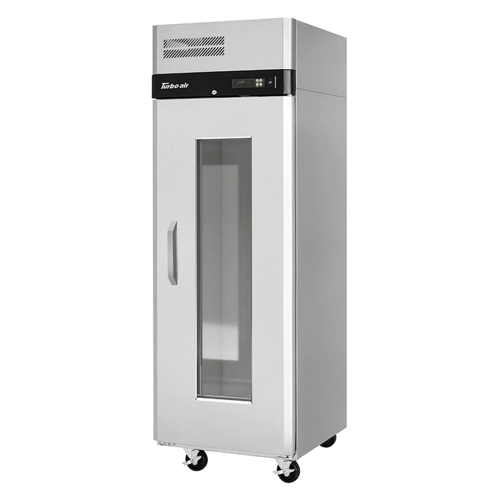Turbo Air M3R24-1-G-N 28 3/4" One Section Reach In Refrigerator, (1) Right Hinge Glass Door, 115v