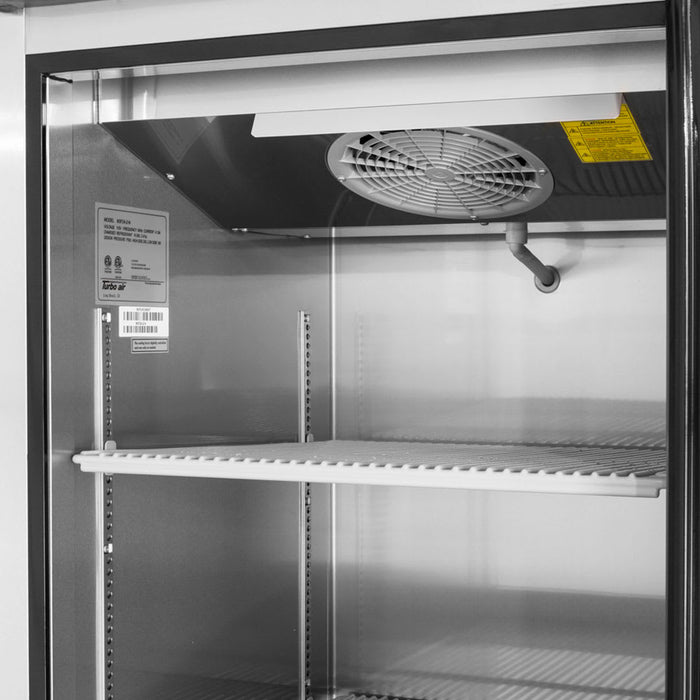 Turbo Air M3R24-2-N 28 3/4" One Section Reach In Refrigerator, (2) Right Hinge Solid Doors, 115v