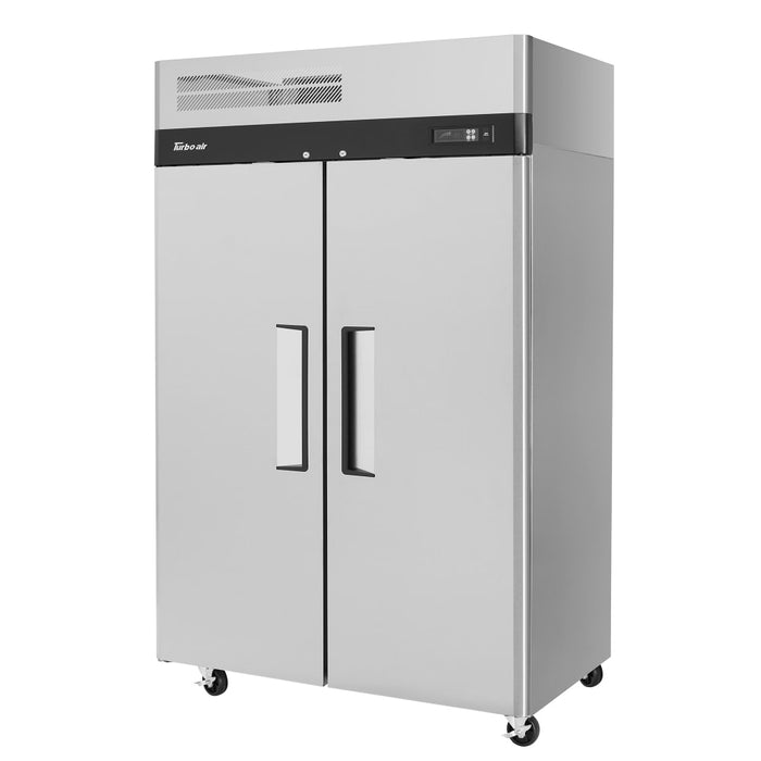 Turbo Air M3R47-2-N 51 3/4" Two Section Reach In Refrigerator, (2) Left/Right Hinge Solid Doors, 115v