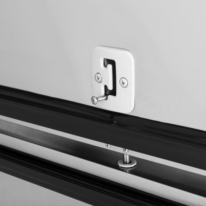 Turbo Air M3R72-3-N 77 3/4" Three Section Reach In Refrigerator, (3) Left/Right Hinge Solid Doors, 115v
