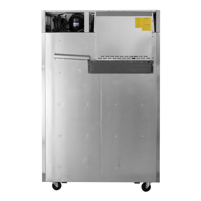 Turbo Air M3RF45-2-N 49 5/8" M3 Series Two Section Commercial Combo Refrigerator Freezer - Solid Doors, Dual Temp, 115v