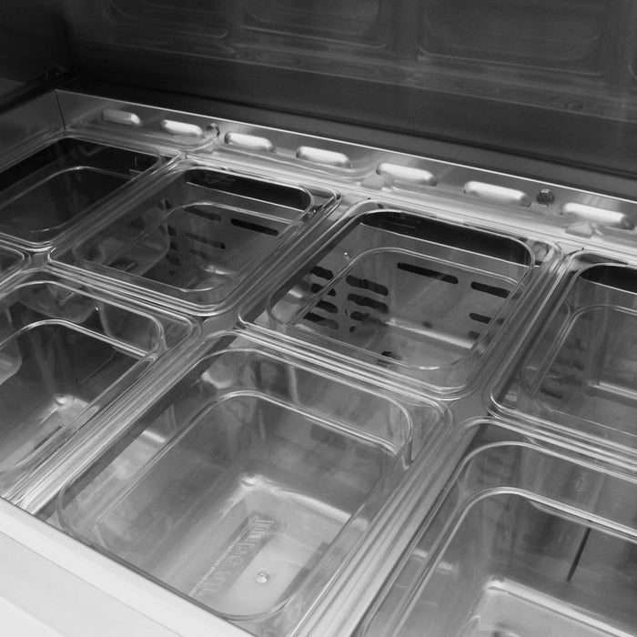 Turbo Air MST-28-12-N 28" M3 Series Mega Top Sandwich/Salad Prep Table w/ Refrigerated Base, 115v