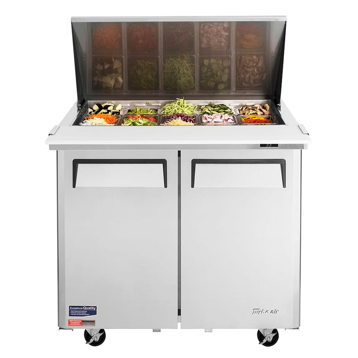 Turbo Air MST-36-15-N6 36" M3 Series Mega Top Sandwich/Salad Prep Table w/ Refrigerated Base, 115v