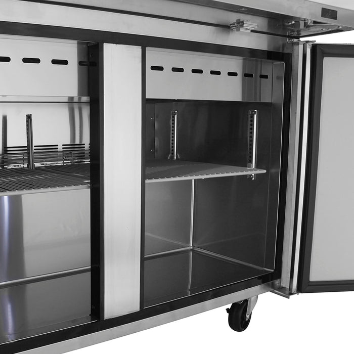 Turbo Air MST-36-15-N6 36" M3 Series Mega Top Sandwich/Salad Prep Table w/ Refrigerated Base, 115v