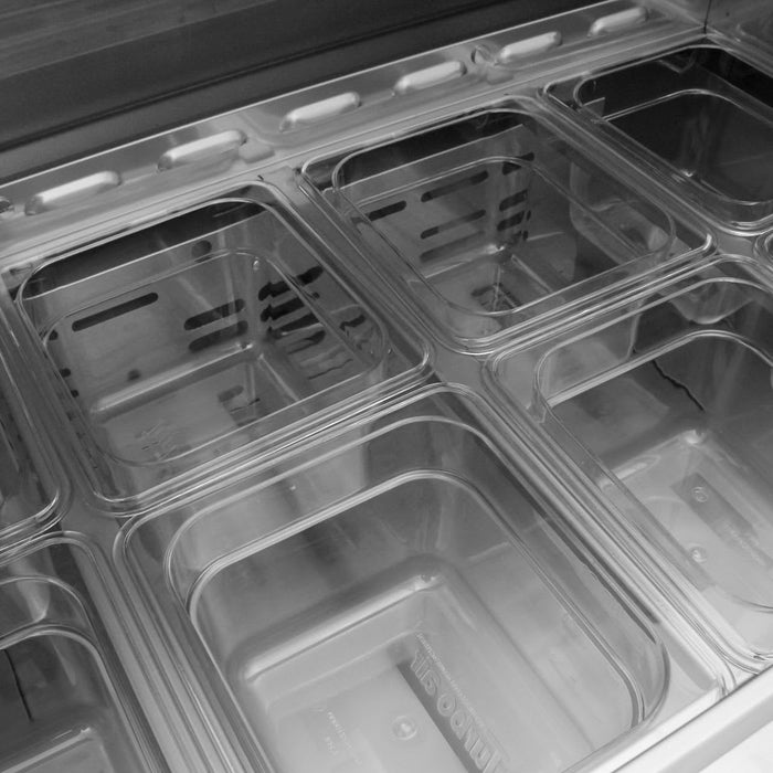 Turbo Air MST-36-N6 36" M3 Series Sandwich/Salad Prep Table w/ Refrigerated Base, 115v
