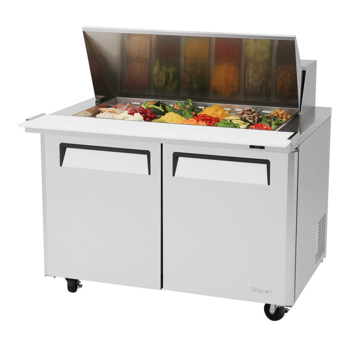 Turbo Air MST-48-18-N 48" M3 Series Mega Top Sandwich/Salad Prep Table w/ Refrigerated Base, 115v