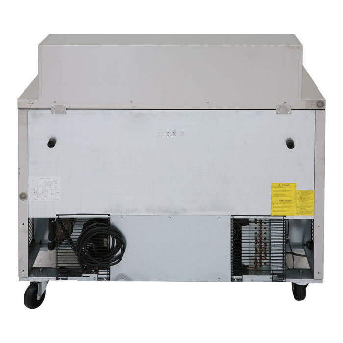 Turbo Air MST-48-18-N 48" M3 Series Mega Top Sandwich/Salad Prep Table w/ Refrigerated Base, 115v