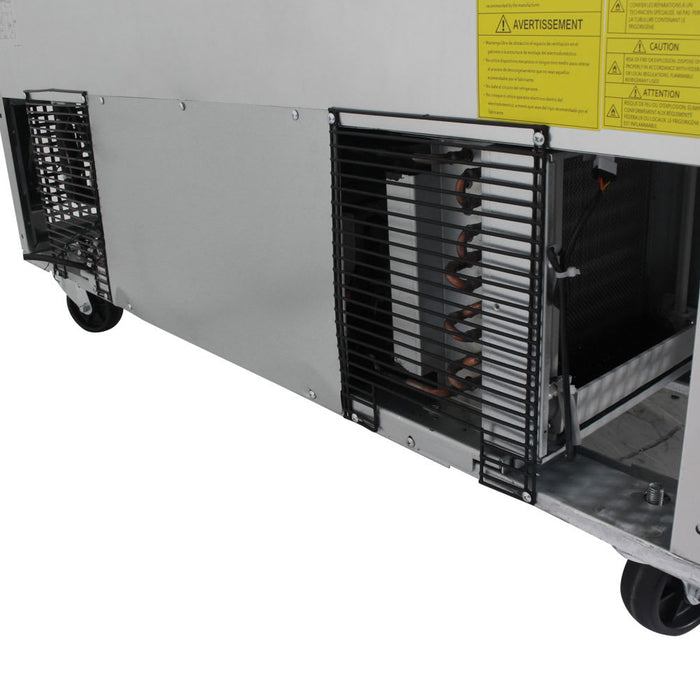 Turbo Air MST-48-18-N 48" M3 Series Mega Top Sandwich/Salad Prep Table w/ Refrigerated Base, 115v