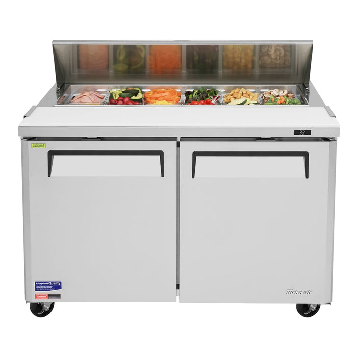 Turbo Air MST-48-N 48" M3 Series Sandwich/Salad Prep Table w/ Refrigerated Base, 115v