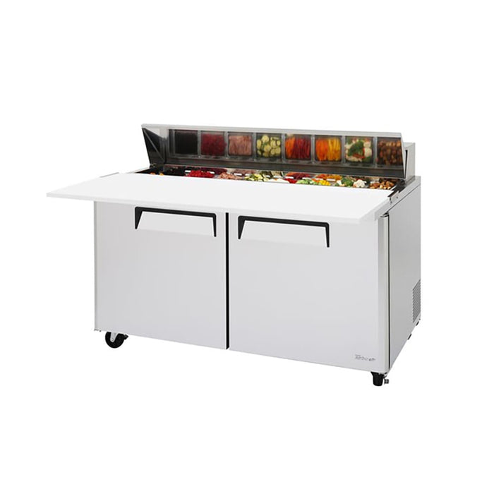 Turbo Air MST-60-16-N 60 1/4" M3 Series Sandwich/Salad Prep Table w/ Refrigerated Base, 115v