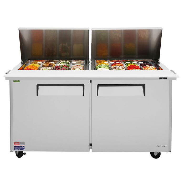 Turbo Air MST-60-24-N 60" M3 Series Mega Top Sandwich/Salad Prep Table w/ Refrigerated Base, 115v