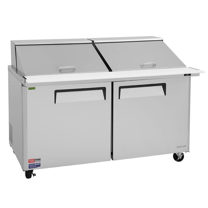 Turbo Air MST-60-24-N 60" M3 Series Mega Top Sandwich/Salad Prep Table w/ Refrigerated Base, 115v