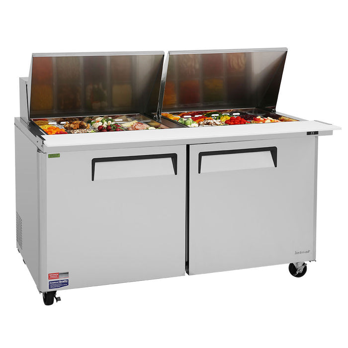 Turbo Air MST-60-24-N 60" M3 Series Mega Top Sandwich/Salad Prep Table w/ Refrigerated Base, 115v