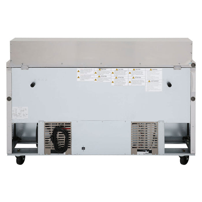 Turbo Air MST-60-N 60" M3 Series Sandwich/Salad Pep Table w/ Refrigerated Base, 115v