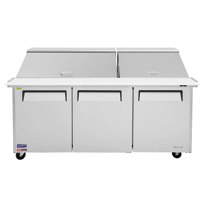 Turbo Air MST-72-30-N 73" M3 Series Mega Top Sandwich/Salad Prep Table w/ Refrigerated Base, 115v