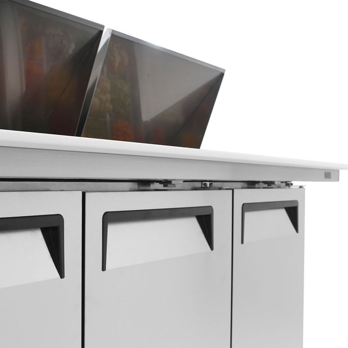Turbo Air MST-72-30-N 73" M3 Series Mega Top Sandwich/Salad Prep Table w/ Refrigerated Base, 115v