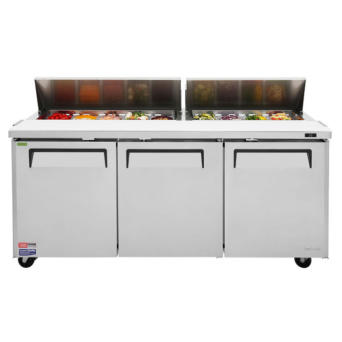 Turbo Air MST-72-N 73" M3 Series Sandwich/Salad Prep Table w/ Refrigerated Base, 115v