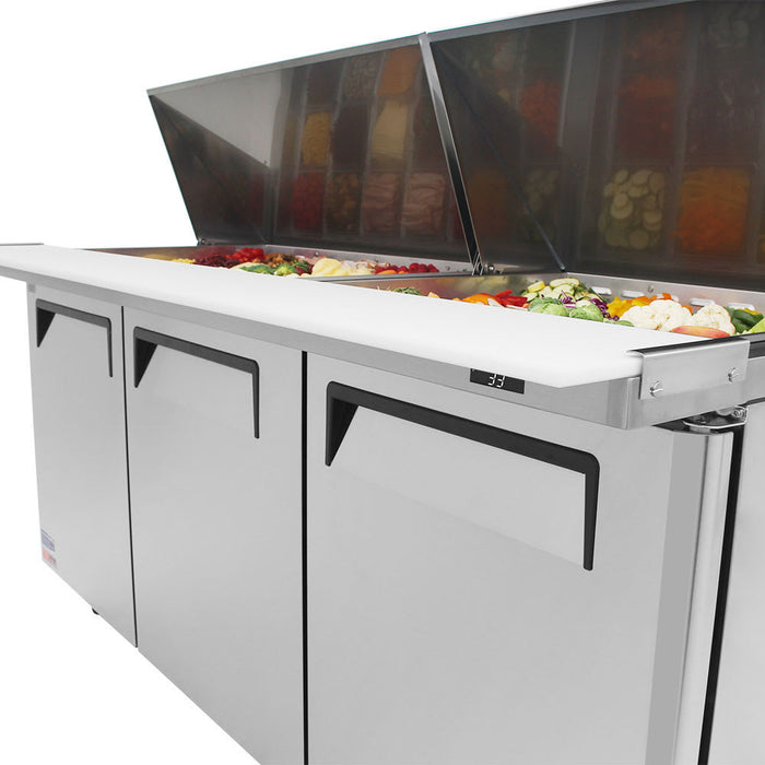 Turbo Air MST-72-N 73" M3 Series Sandwich/Salad Prep Table w/ Refrigerated Base, 115v