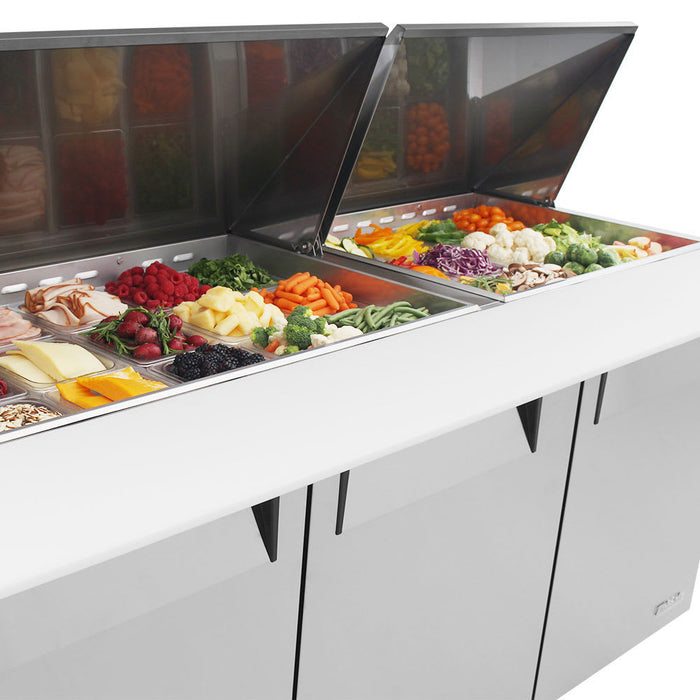 Turbo Air MST-72-N 73" M3 Series Sandwich/Salad Prep Table w/ Refrigerated Base, 115v