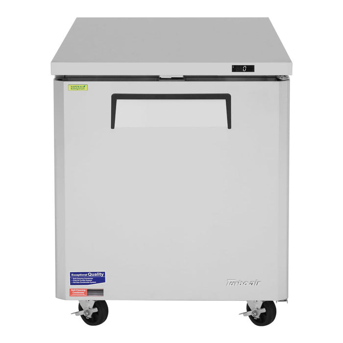 Turbo Air MUF-28-N 27 1/2" W Undercounter Freezer w/ (1) Section & (1) Door, 115v