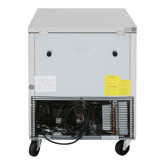 Turbo Air MUF-28-N 27 1/2" W Undercounter Freezer w/ (1) Section & (1) Door, 115v