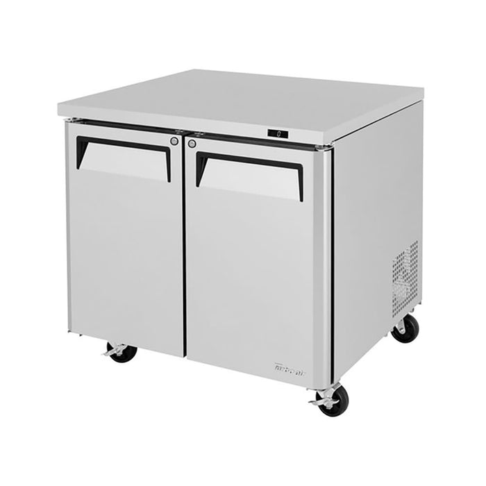 Turbo Air MUF-36-N 36 1/4" W Undercounter Freezer w/ (2) Sections & (2) Doors, 115v