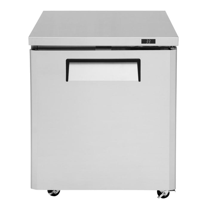 Turbo Air MUR-28L-N6 27 1/2" W Undercounter refrigerator w/ (1) Section & (1) Door, 115v