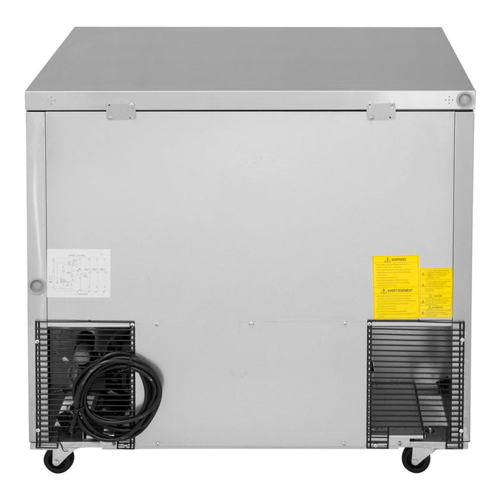 Turbo Air MUR-36L-N6 36 1/4" W Undercounter Refrigerator w/ (2) Section & (2) Door, 115v