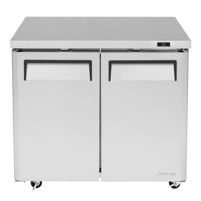 Turbo Air MUR-36-N6 36 1/4" W Undercounter Refrigerator w/ (2) Section & (2) Door, 115v
