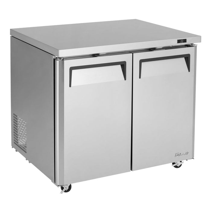 Turbo Air MUR-36-N6 36 1/4" W Undercounter Refrigerator w/ (2) Section & (2) Door, 115v