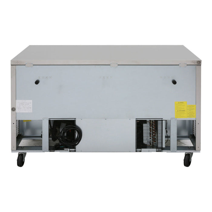 Turbo Air MUR-60-N 60 1/4" W Undercounter Refrigerator w/ (2) Section & (2) Door, 115v