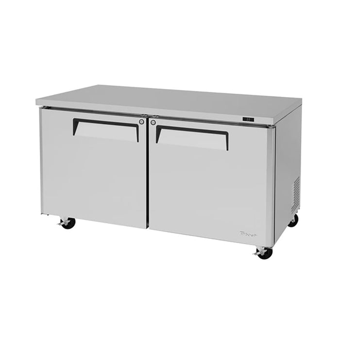 Turbo Air MUR-60-N 60 1/4" W Undercounter Refrigerator w/ (2) Section & (2) Door, 115v