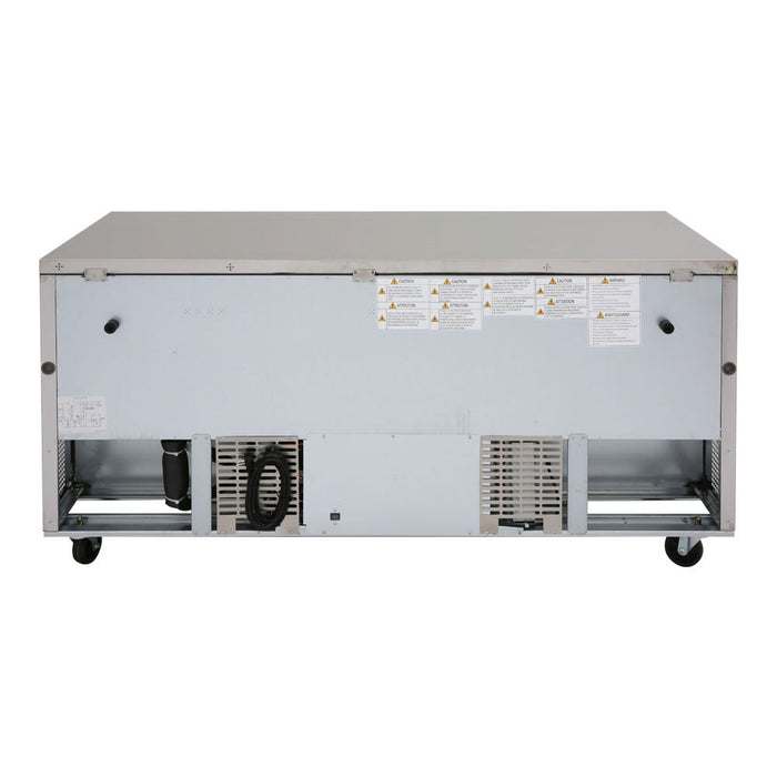 Turbo Air MUR-72-N 72 5/8" W Undercounter Refrigerator w/ (3) Section & (3) Door, 115v