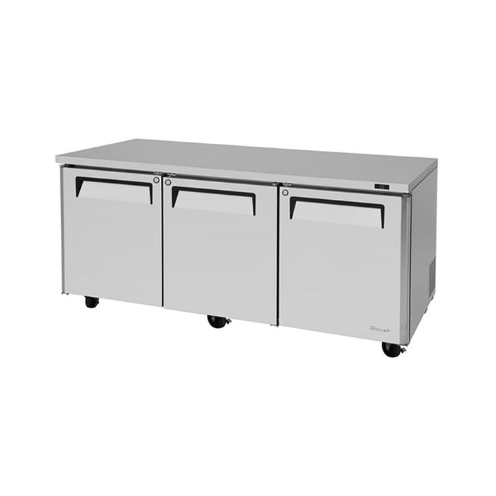 Turbo Air MUR-72-N 72 5/8" W Undercounter Refrigerator w/ (3) Section & (3) Door, 115v