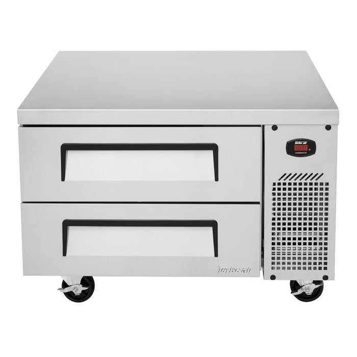 Turbo Air TCBE-36SDR-E-N6 41 5/8" Super Deluxe Chef Base w/ (2) Drawers - 115v