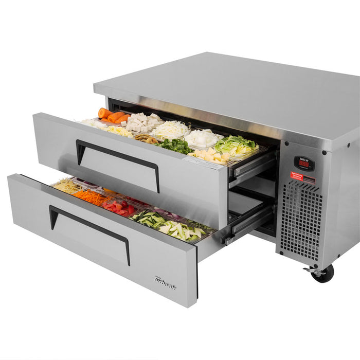 Turbo Air TCBE-48SDR-N 47 5/8" Super Deluxe Chef Base w/ (2) Drawers - 115v