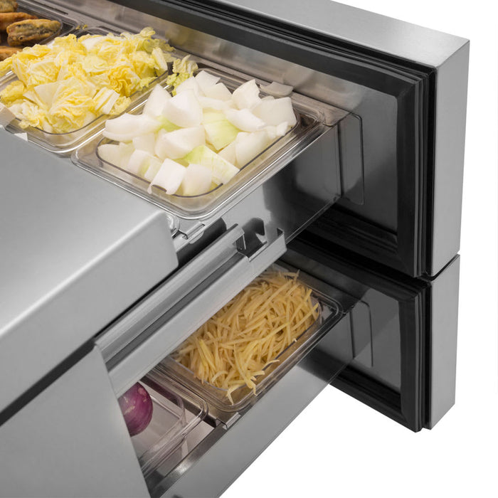 Turbo Air TCBE-48SDR-N 47 5/8" Super Deluxe Chef Base w/ (2) Drawers - 115v