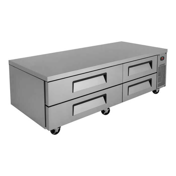 Turbo Air TCBE-72SDR-N 72" Super Deluxe Chef Base w/ (4) Drawers - 115v