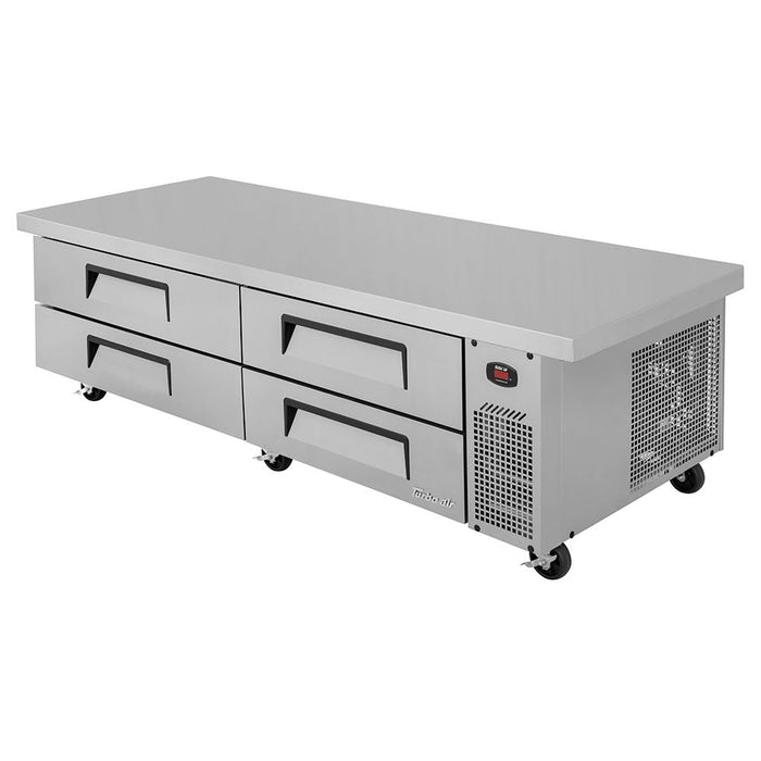 Turbo Air TCBE-82SDR-E-N 89 1/2" Super Deluxe Chef Base w/ (4) Drawers - 115v