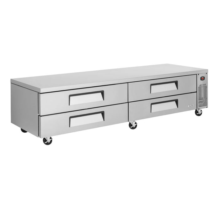 Turbo Air TCBE-96SDR-N 96 3/8" Super Deluxe Chef Base w/ (4) Drawers - 115v